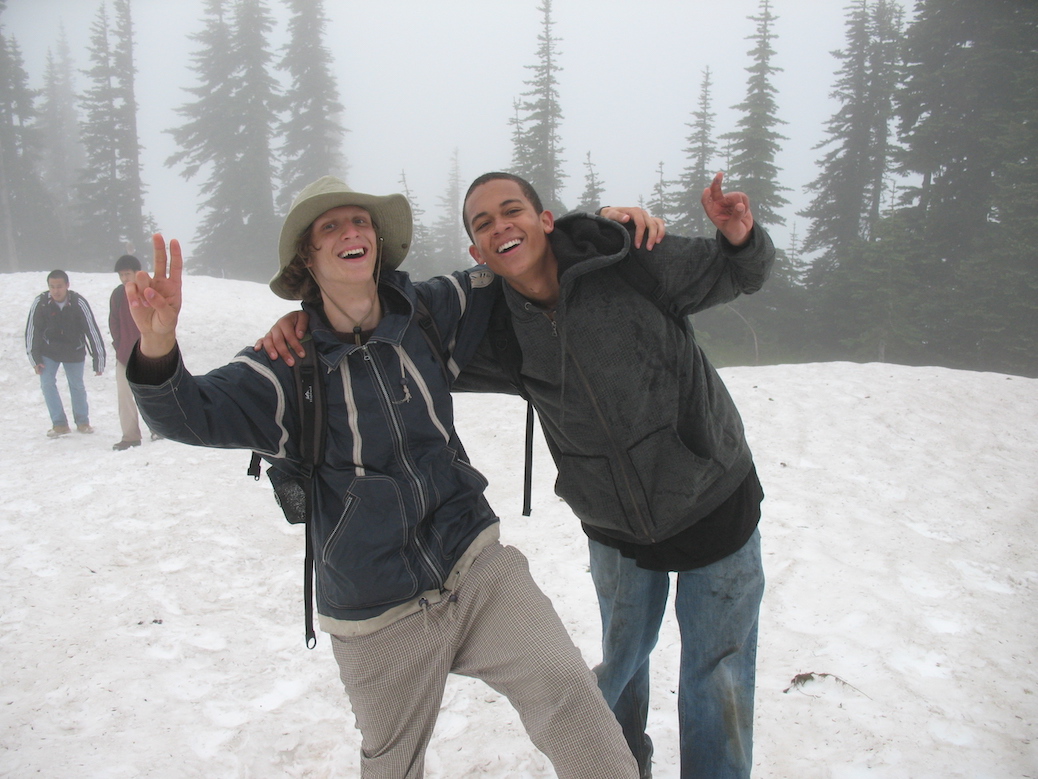 Photo of Mathcampers on a hiking trip