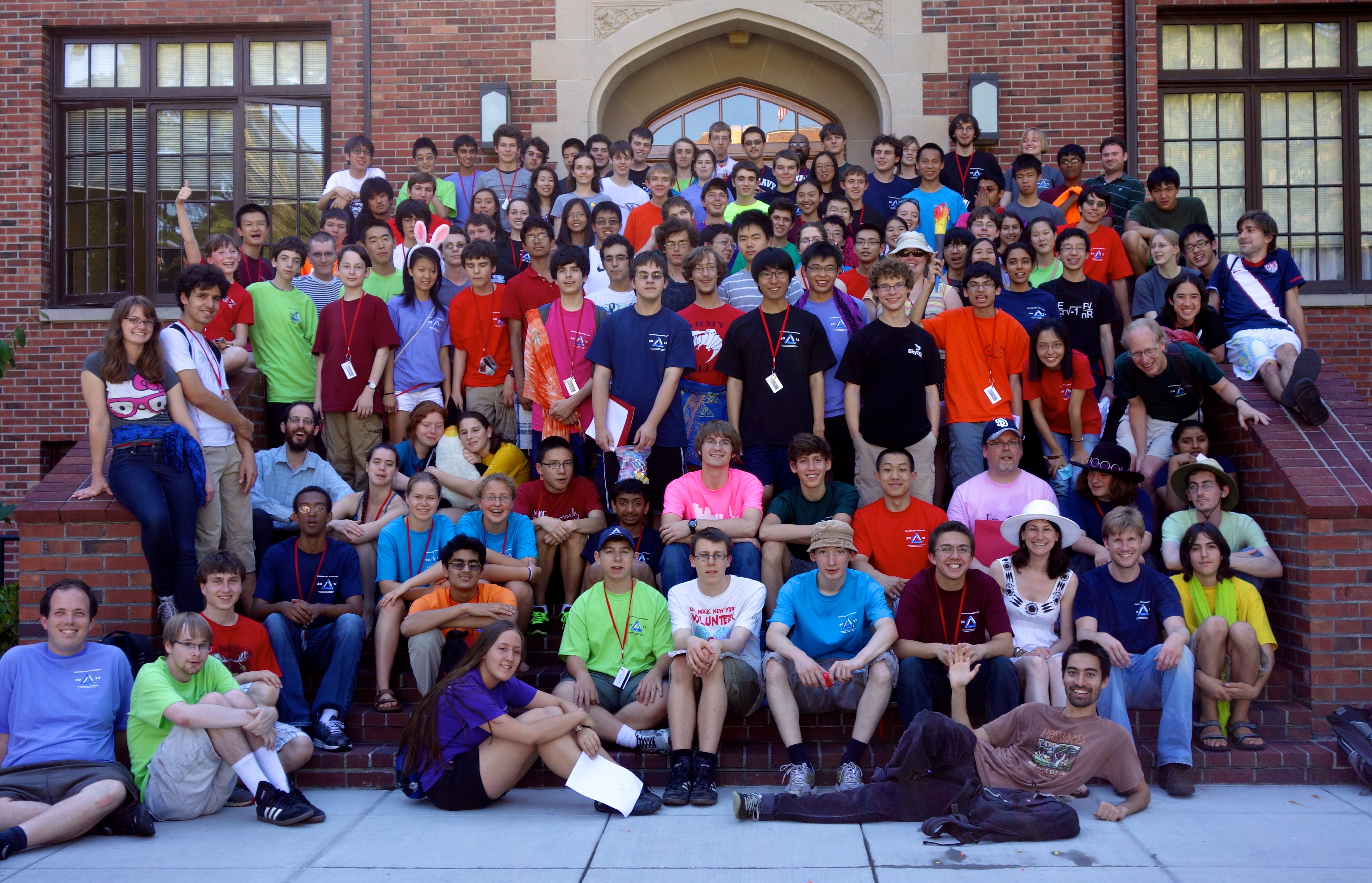 Photo of Mathcamp 2012 at the University of Puget Sound