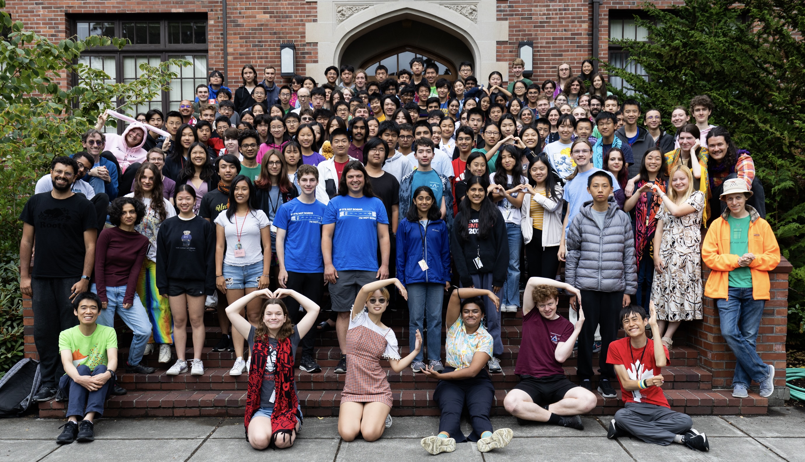 Group picture of the Mathcamp 2024 participants